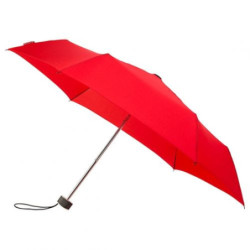 BESIR Skládací ultra lehký deštník s odlehčenou konstrukcí, červený