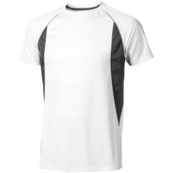 Tričko ELEVATE QUEBEC COOL FIT T-SHIRT bílá/antracit XS