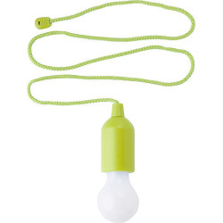 PULLER Závěsná svítilna ve tvaru žárovky s LED žárovkou, zelená