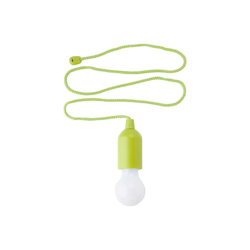 PULLER Závěsná svítilna ve tvaru žárovky s LED žárovkou, zelená