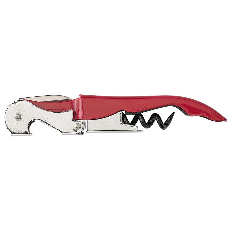 PAXTON Číšnický nerezový nůž s barevným tělem, červený