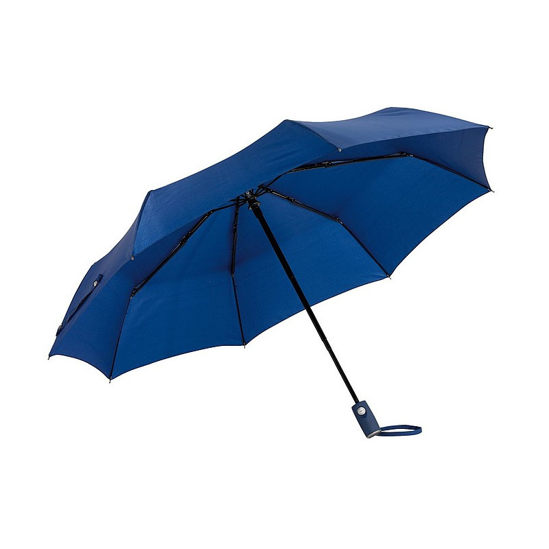 BURIAN Automatický větruvzdorný skládací deštník, modrý