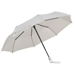 BURIAN Automatický větruvzdorný skládací deštník, béžový