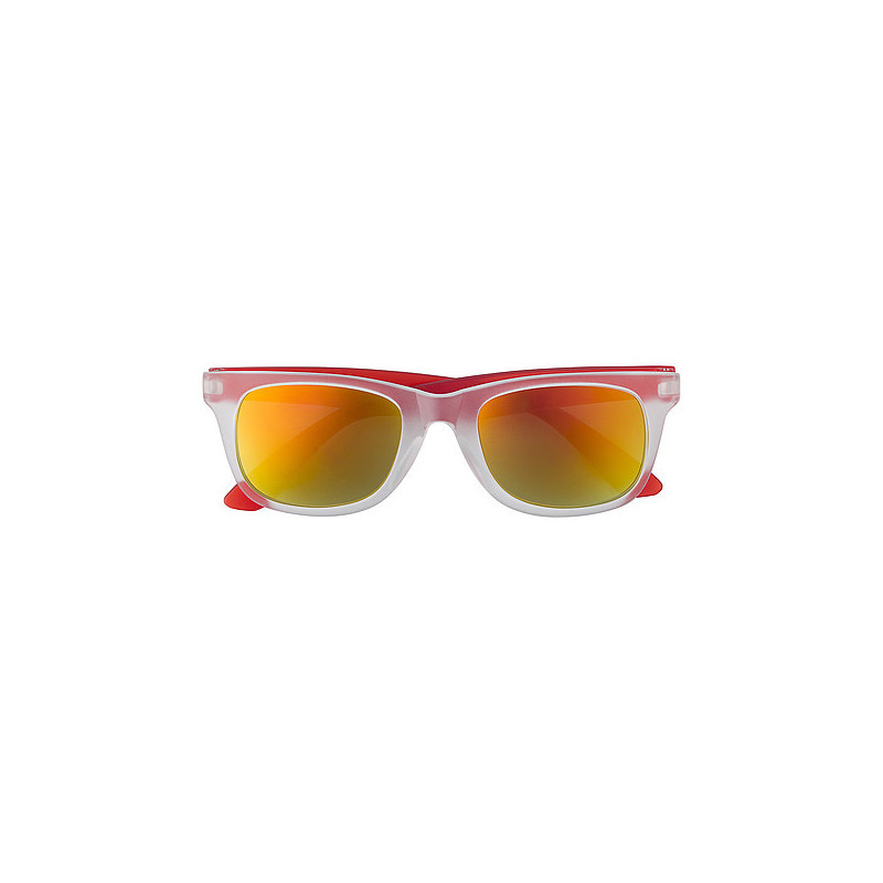 FINGO Plastové sluneční brýle s UV400 ochranou, červené