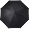 ALMARET Manuální dvouvrstvý deštník, černý