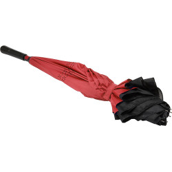 ALMARET Manuální dvouvrstvý deštník, červený