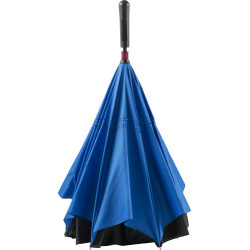 ALMARET Manuální dvouvrstvý deštník, světle modrý