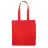 MASIMA Bavlněná nákupní taška s dlouhými uchy, červená