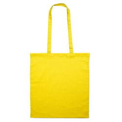 MASIMA Bavlněná nákupní taška s dlouhými uchy, žlutá