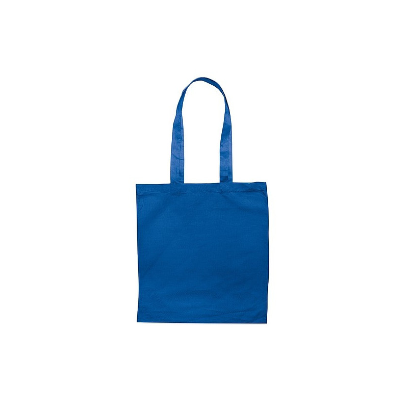 MASIMA Bavlněná nákupní taška s dlouhými uchy, světle královská modrá