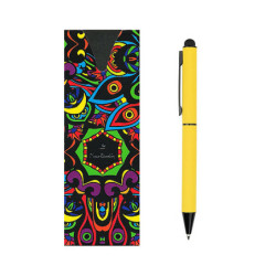 PIERRE CARDIN CELEBRATION Kovové kuličkové pero se stylusem, žluté