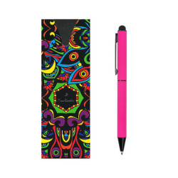 PIERRE CARDIN CELEBRATION Kovové kuličkové pero se stylusem, růžové