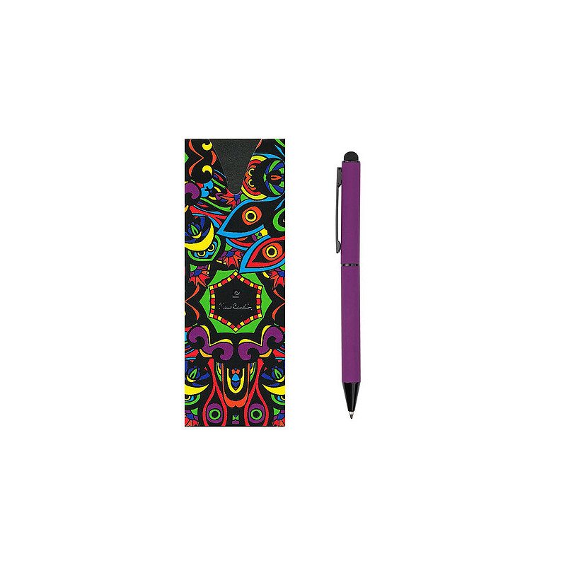 PIERRE CARDIN CELEBRATION Kovové kuličkové pero se stylusem, fialové