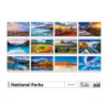 National Parks 2024, nástěnný kalendář, prodloužená záda