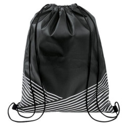 TAGAMOS Stahovací batoh s reflexními proužky, černý