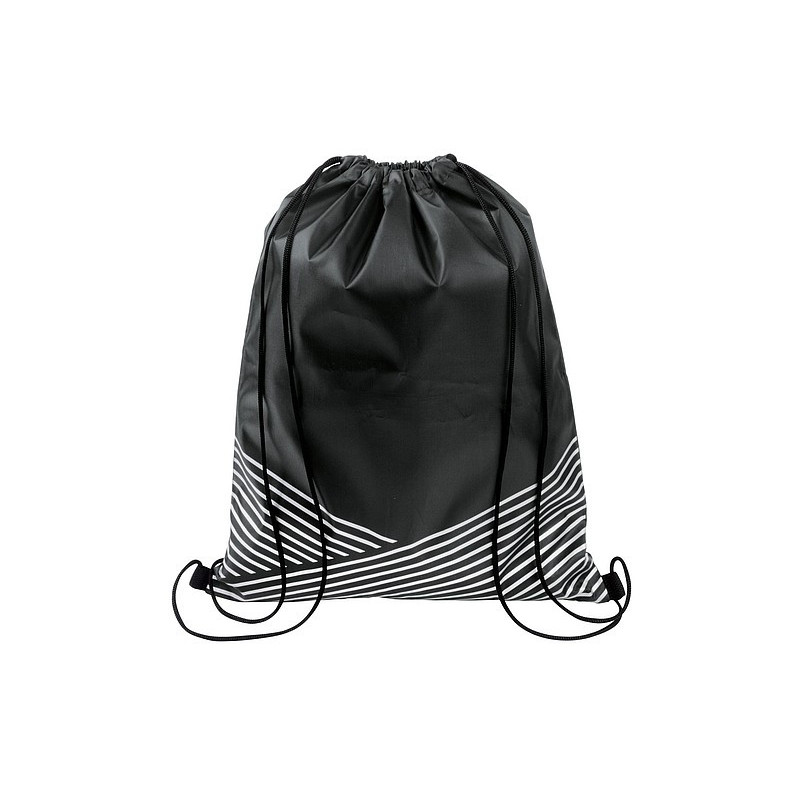 TAGAMOS Stahovací batoh s reflexními proužky, černý