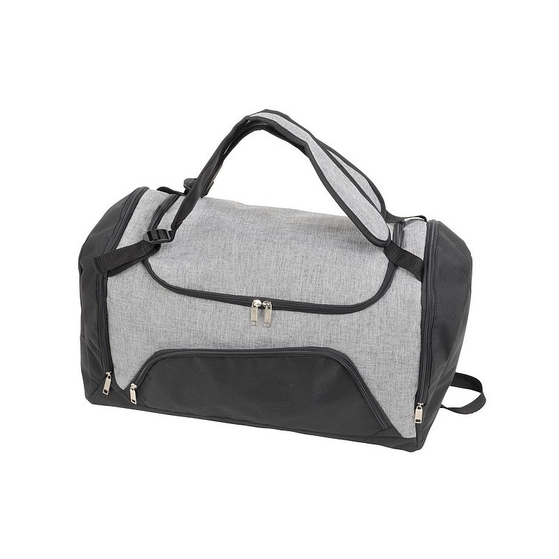 AMALIDA Sportovní taška a batoh 2v1, šedá