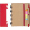 HORIXO Zápisník se značkovacími lístky a kuličkovým perem, červený