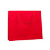 ADAVERA Papírová taška 32 x 10 x 27,5 cm, lamino lesk, červená
