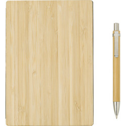 FRANCESCO Zápisník A5 linkovaný s deskami z bambusu