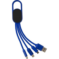 DEZIDER Nabíjecí kabel 4v1, modrý