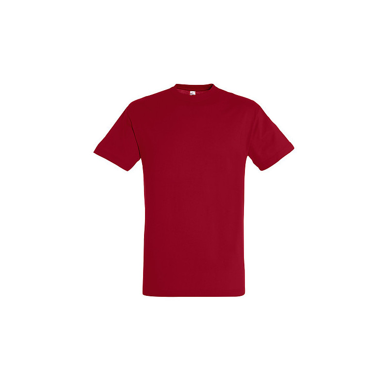 Tričko SOLS REGENT, tmavě červená, XS