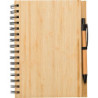 KABURO Bambusový zápisník A5 s perem