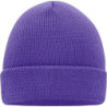 MUIRO Zimní pletená čepice, fialová