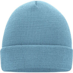 MUIRO Zimní pletená čepice, světle modrá