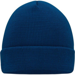 MUIRO Zimní pletená čepice, námořní modrá