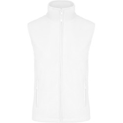 Dámská mikrofleecová vesta Kariban fleece vest women, bílá, vel. M