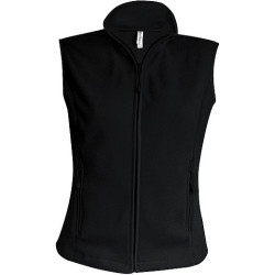 Dámská mikrofleecová vesta Kariban fleece vest women, černá, vel. M