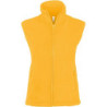 Dámská mikrofleecová vesta Kariban fleece vest women, žlutá, vel. S