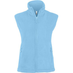 Dámská mikrofleecová vesta Kariban fleece vest women, sv. modrá, vel. XL