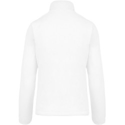 Dámská mikrofleecová mikina Kariban fleece jacket women, bílá, vel. M