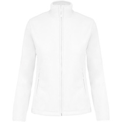 Dámská mikrofleecová mikina Kariban fleece jacket women, bílá, vel. L