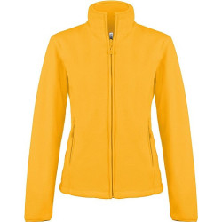 Dámská mikrofleecová mikina Kariban fleece jacket women, žlutá, vel. L