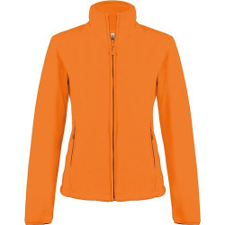 Dámská mikrofleecová mikina Kariban fleece jacket women, oranžová, vel. S