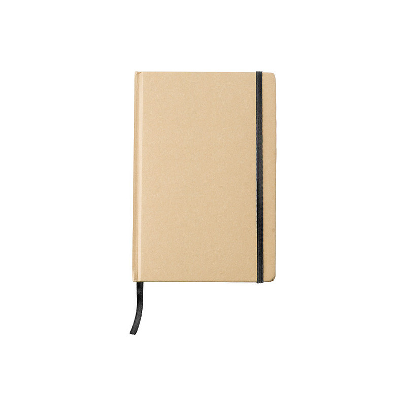 XENIO Zápisník A5 linkovaný s kartonovými deskami, 160 stran, černá
