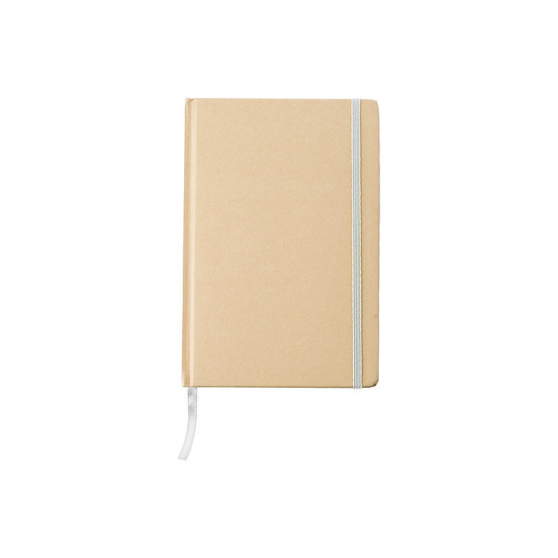 XENIO Zápisník A5 linkovaný s kartonovými deskami, 160 stran, bílá