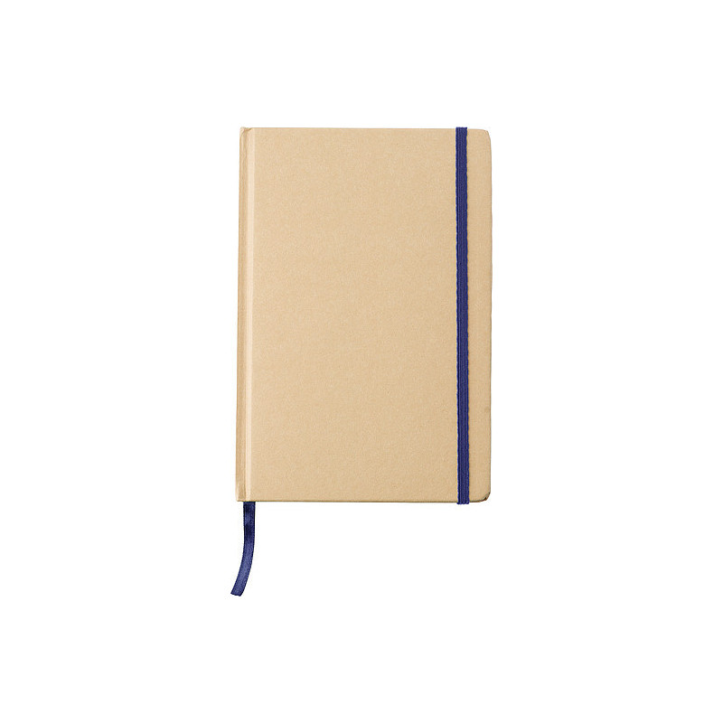 XENIO Zápisník A5 linkovaný s kartonovými deskami, 160 stran, modrá