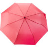 OWEN Skládací automatický deštník z RPET materiálu, červený