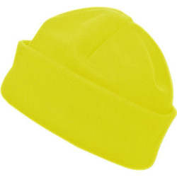 BLANC Zimní fleecová čepice, žlutá