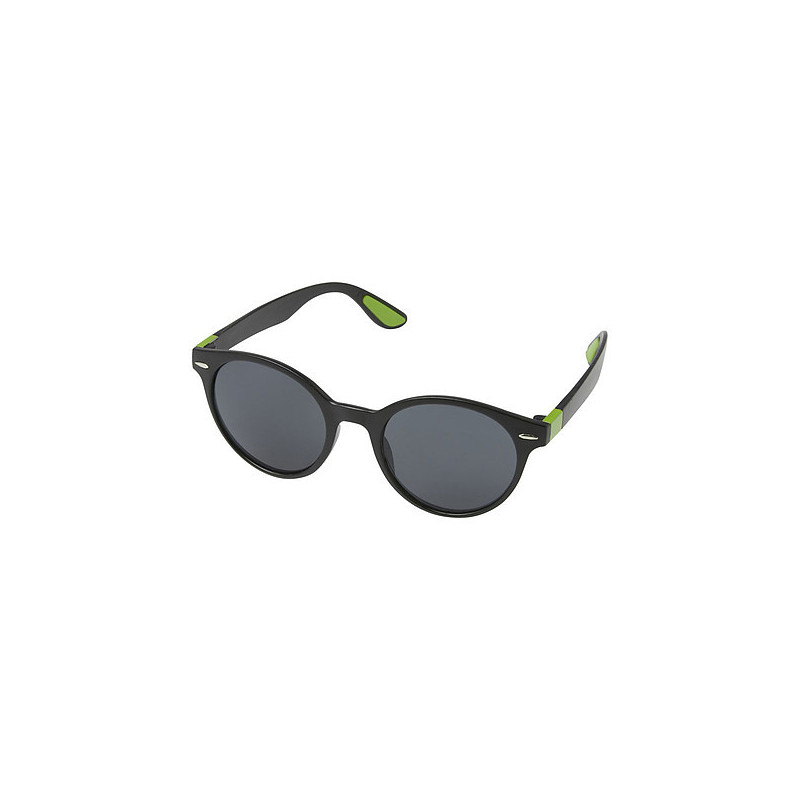 MONVISO Kulaté trendy sluneční brýle, zelené