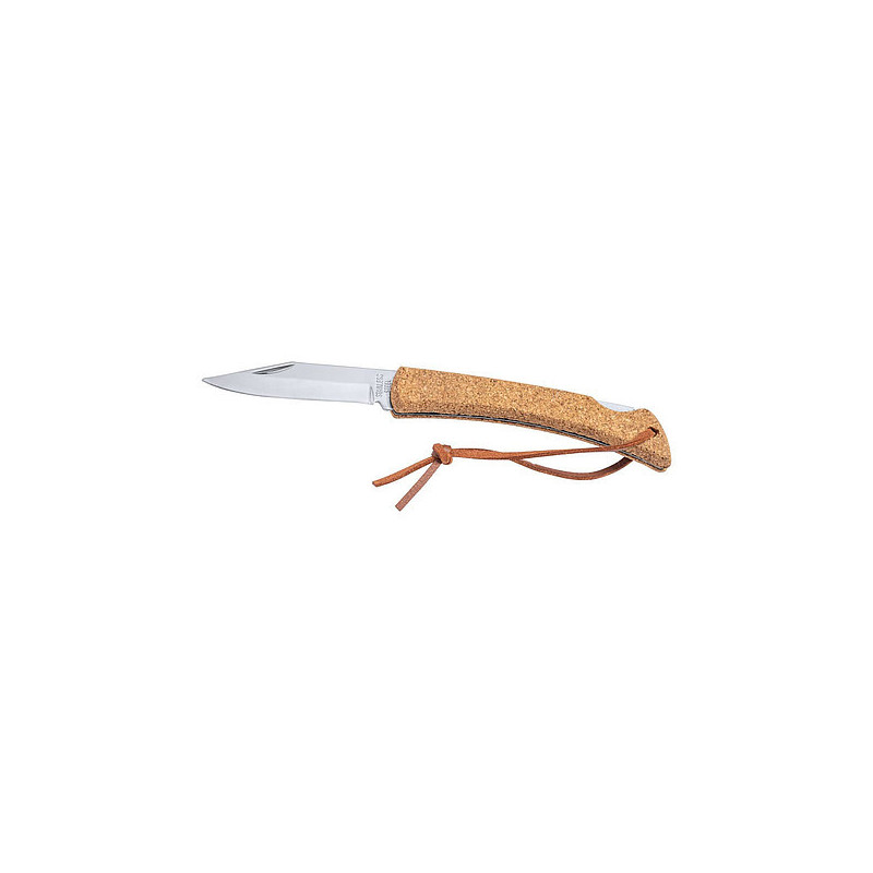 SANIAS Kapesní nůž z nerezové oceli s korkovou rukojetí