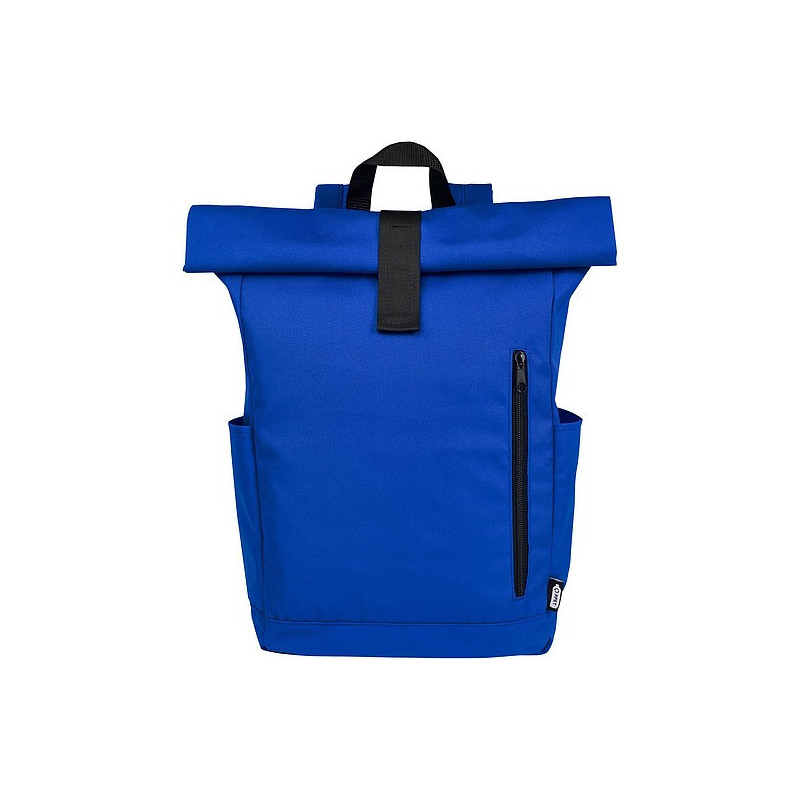 DAGY Pevný rolovací městský batoh z recyklovaného polyesteru GRS, královsky modrý