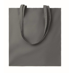MASIMA Bavlněná nákupní taška s dlouhými uchy, tmavě šedá