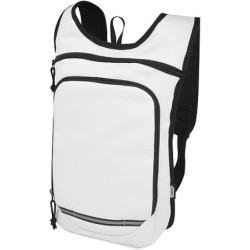 SAPOS Malý turistický batoh ze 100% recyklovaného a vodoodpudivého polyesteru GRS, bílý
