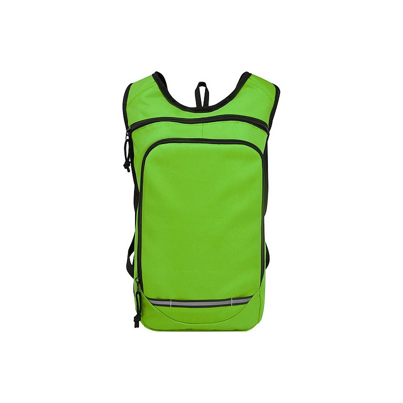 SAPOS Malý turistický batoh ze 100% recyklovaného a vodoodpudivého polyesteru GRS, světle zelený