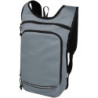 SAPOS Malý turistický batoh ze 100% recyklovaného a vodoodpudivého polyesteru GRS, šedý